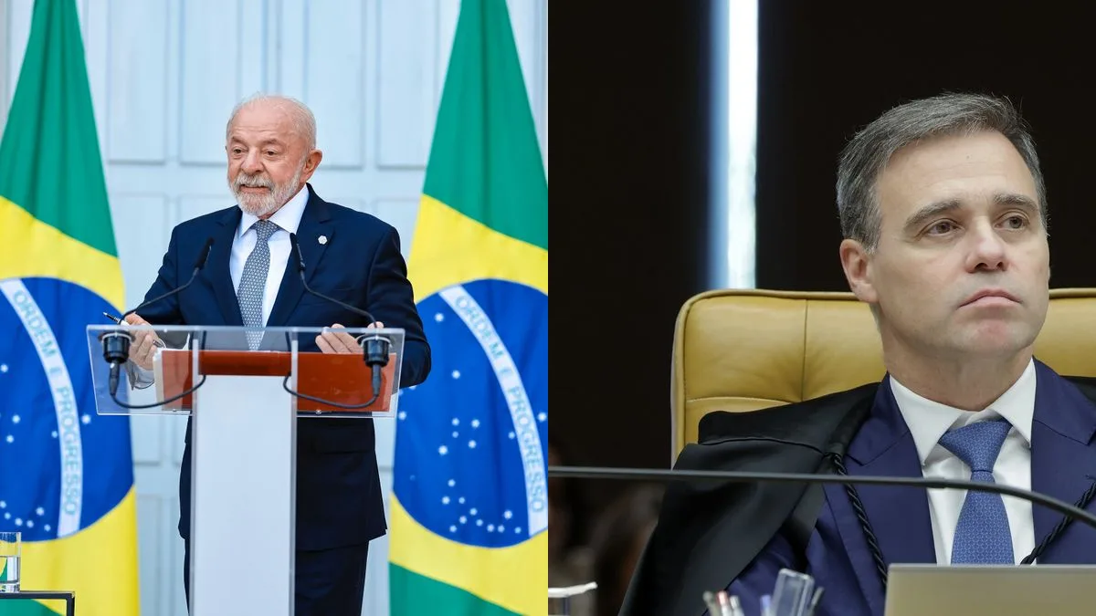 Presidente Luiz Inácio Lula da Silva e o ministro André Mendonça, do STF